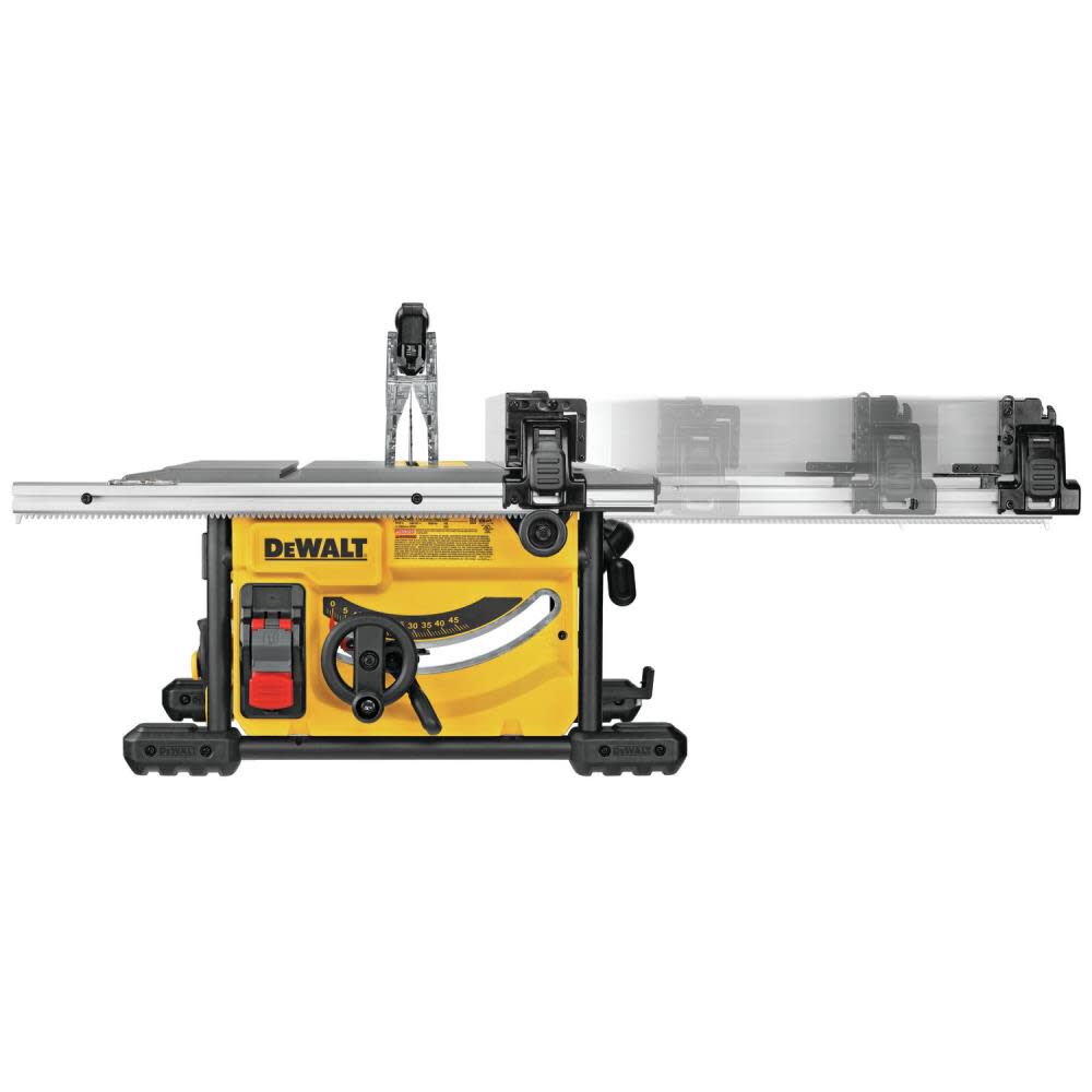 8 1/4in Compact Jobsite Table Saw with Rolling Stand Bundle DWE7485-DW7440RS