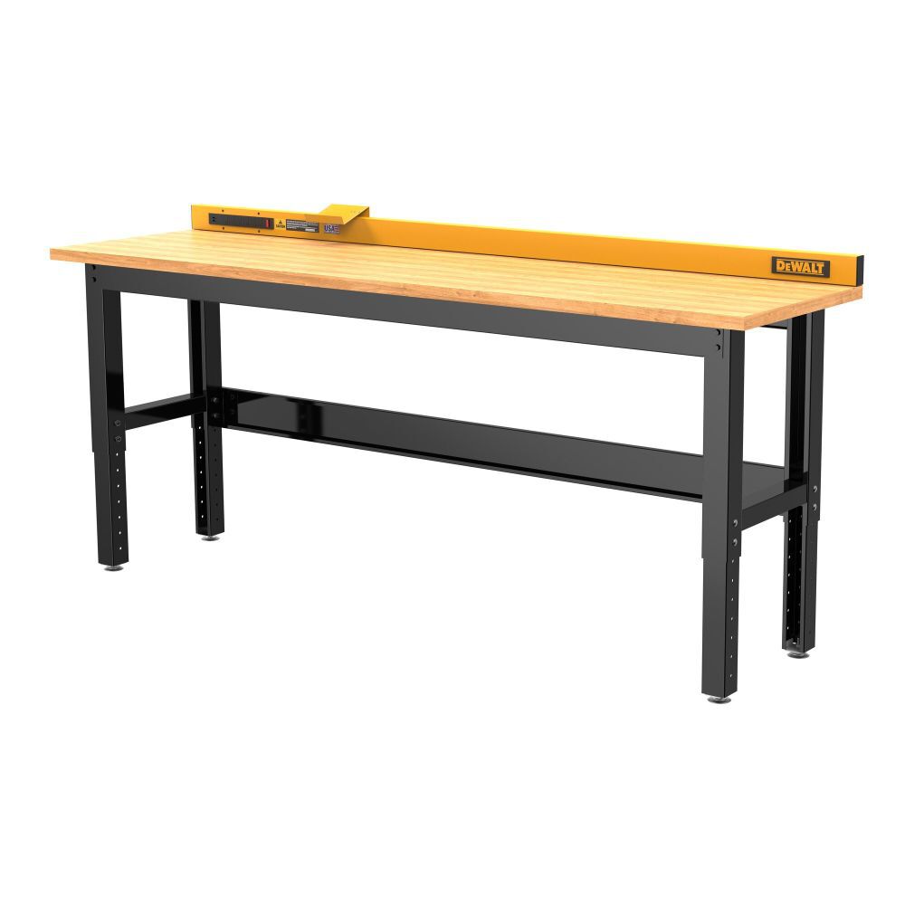 8 Fft Workbench With Butcher Block Wood Top DWST29601