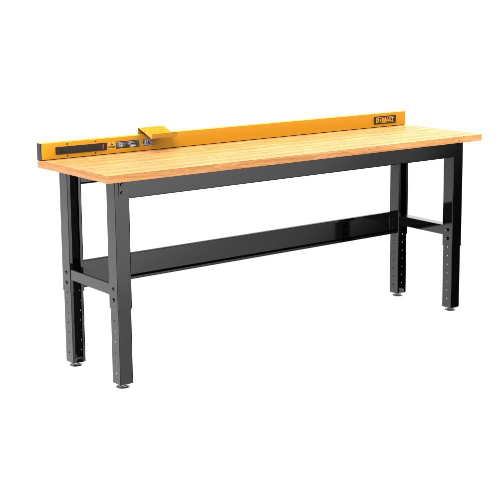 8 Fft Workbench With Butcher Block Wood Top DWST29601