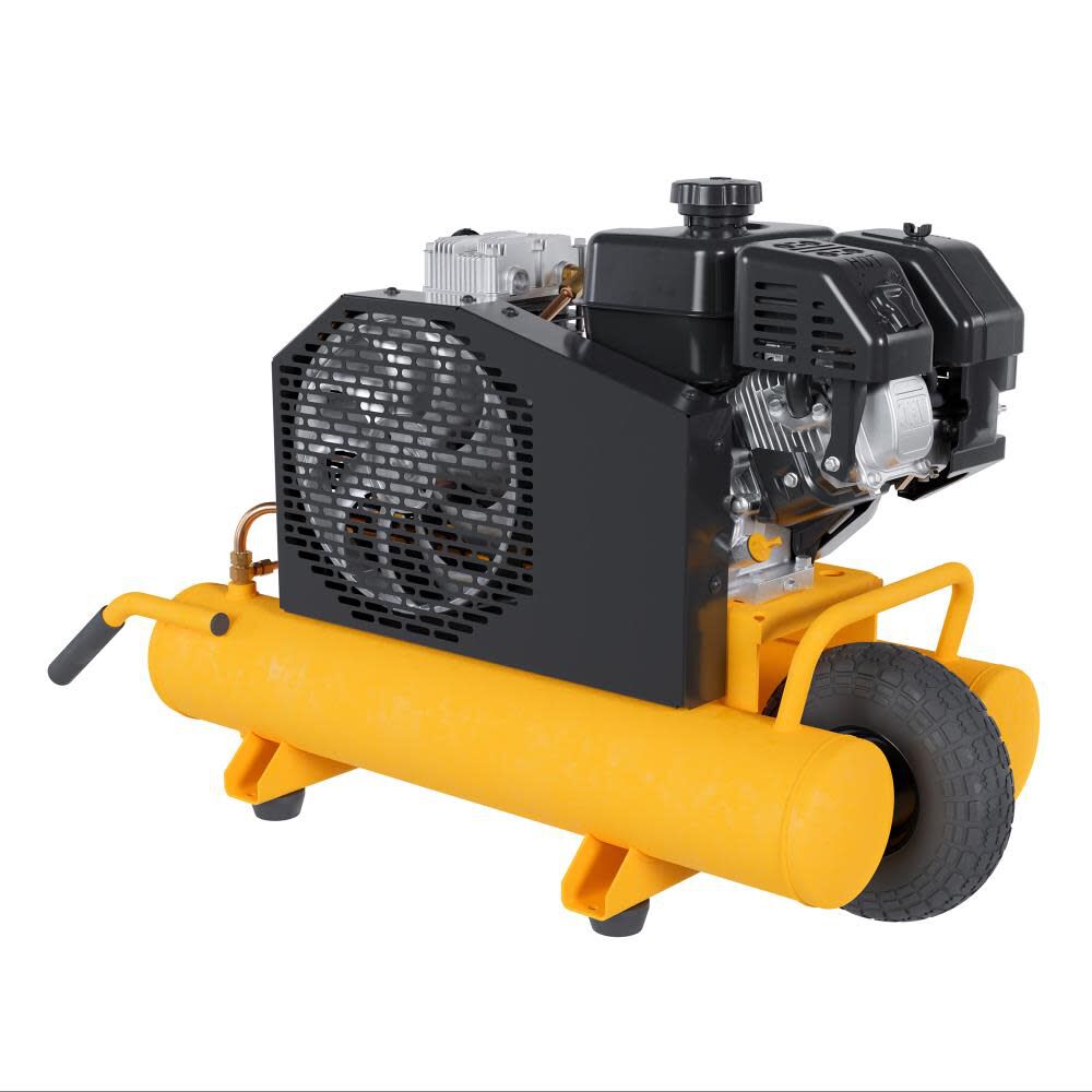 8-Gallon Portable Gas 175 PSI Horizontal Air Compressor DXCMTE6590811