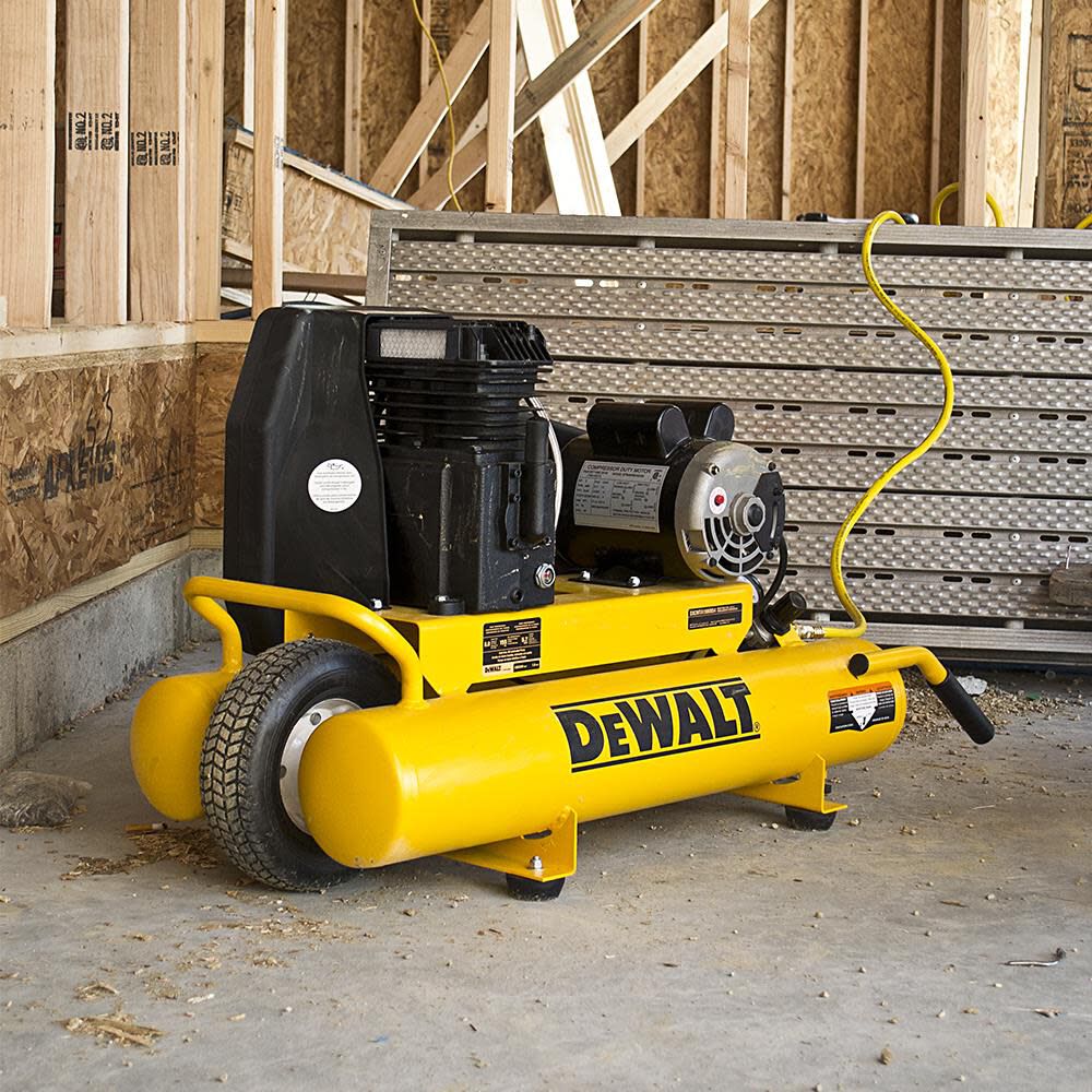 8-Gallon Portable Electric 155 PSI Horizontal Air Compressor DXCMTA1980854