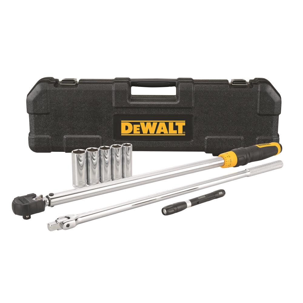 8 pc. 1/2 in. Drive Torque Wrench Tire Change Kit DWMT82839