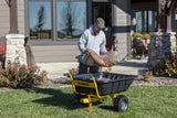 800lb / 10 Cu Ft Wheelbarrow/Tow DXTB0573