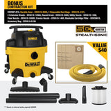 9 Gallon Stealth Sonic Wet/Dry Vacuum DXV09P-QTA