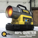 90,000 BTU DeWalt Cordless Forced Air Kerosene/Diesel Heater F340991