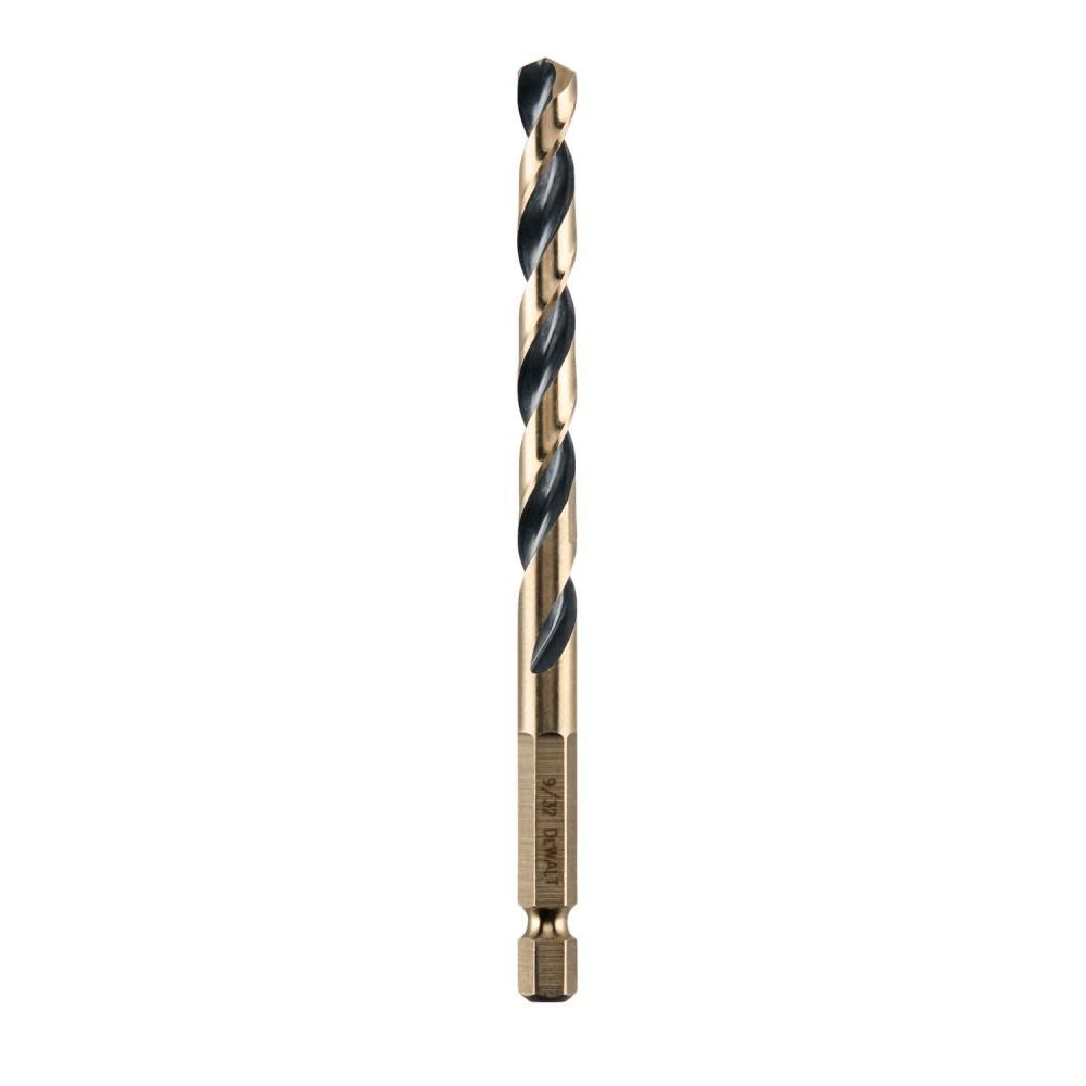 9/32in BLACK & GOLD Impact Ready METAL DRILL BIT DWA5018