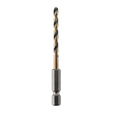 9/64in BLACK & GOLD Impact Ready METAL DRILL BIT DWA5009