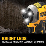 ATOMIC 20V MAX 1/4in Brushless Cordless 3-Speed Impact Driver DCF850P2