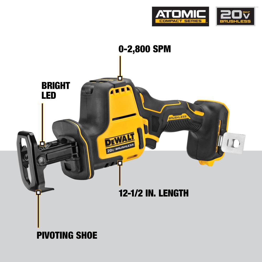 ATOMIC 20V MAX 4 Tool Combo Kit Brushless Cordless DCK489D2