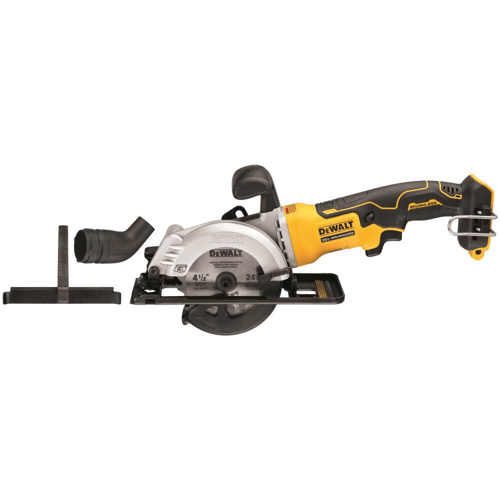 ATOMIC 20V MAX Brushless 4-1/2 in. Cordless Circular Saw (Bare Tool) DCS571B