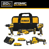 ATOMIC 20V MAX Brushless 4 Tool Combo Kit DCK486D2