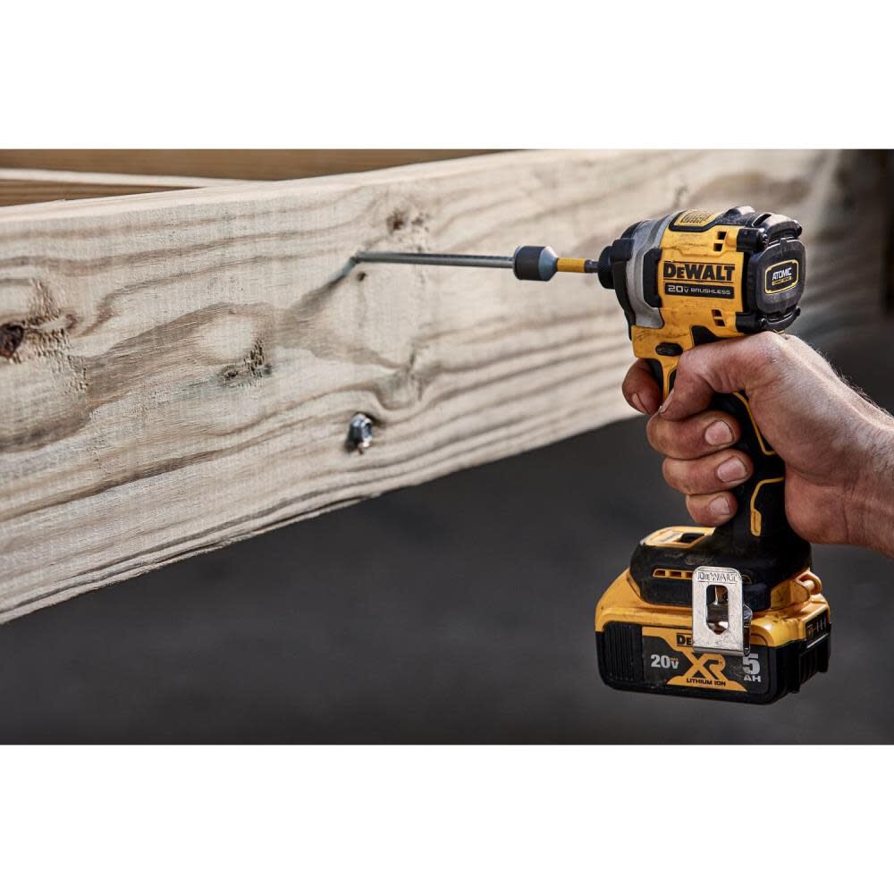 ATOMIC 20V MAX Impact Driver Kit 1/4in 3 Speed Brushless Cordless DCF850P1