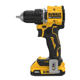 ATOMIC COMPACT SERIES 20V MAX Cordless 1/2 Inch Drill/Driver with 20V MAX XR Battery Kit Bundle DCD794D1-DCB204