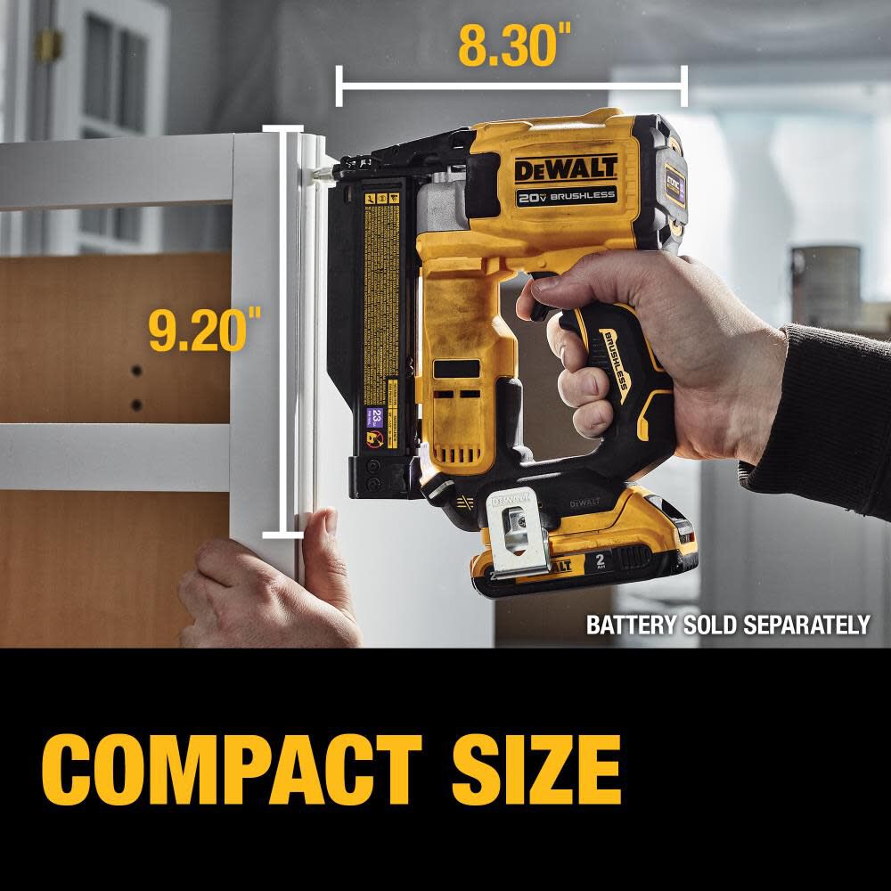 ATOMIC Compact Series 20V MAX Pin Nailer 23 Gauge (Bare Tool) DCN623B