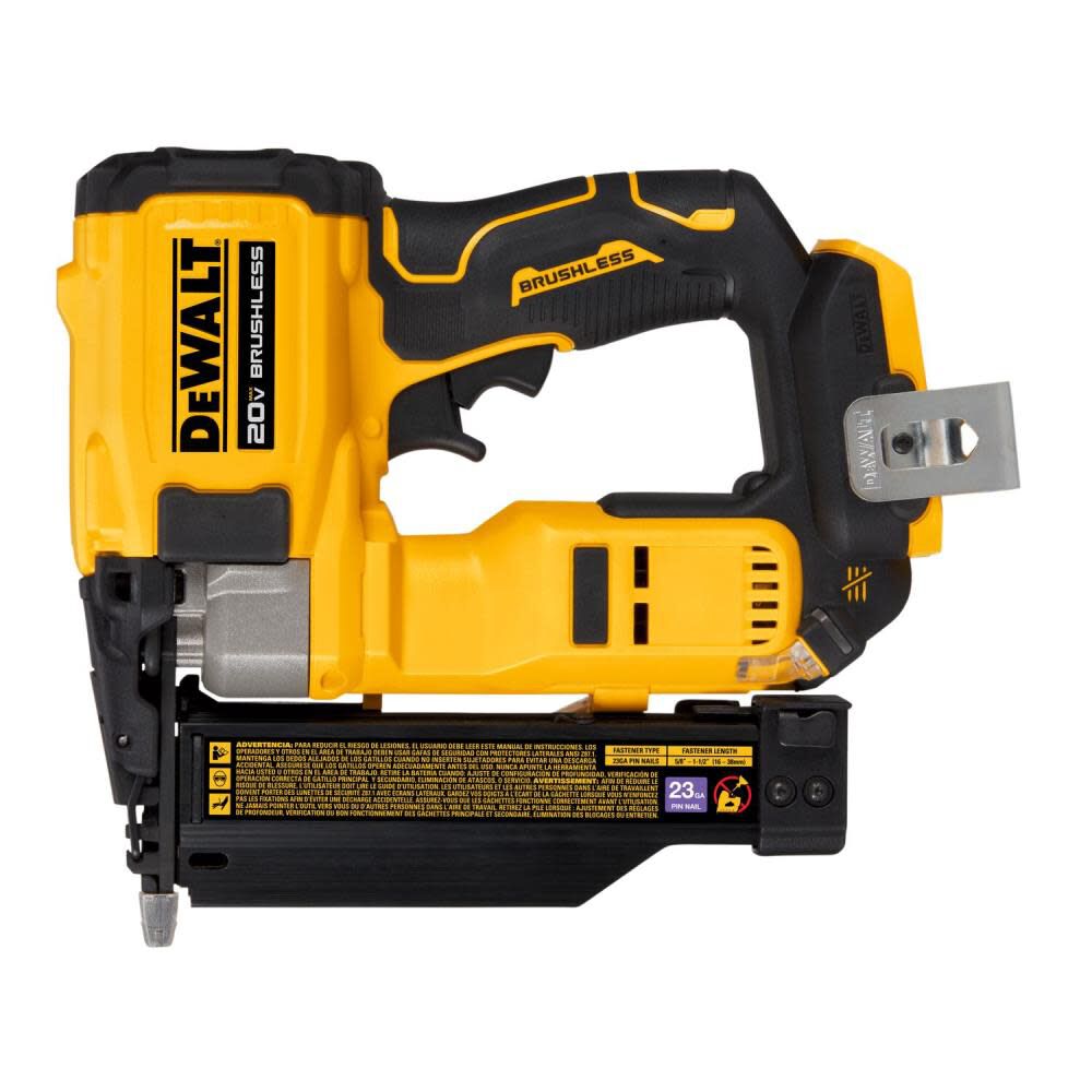 ATOMIC Compact Series 20V MAX Pin Nailer 23 Gauge (Bare Tool) DCN623B