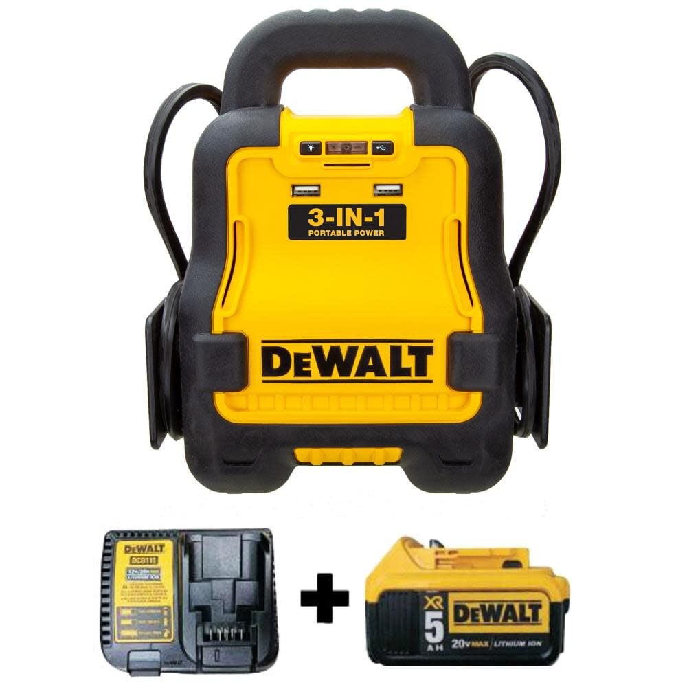 Battery Booster Kit With 20V DeWalt Lithium Battery Pack Plus Charger DXAE20VBBK