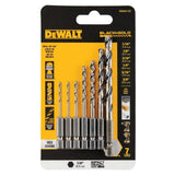 BLACK & GOLD Impact Ready Metal Drill Bit Set 7pc DWAH1107