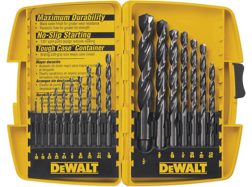 Black Oxide Drill Bit Set DW1167