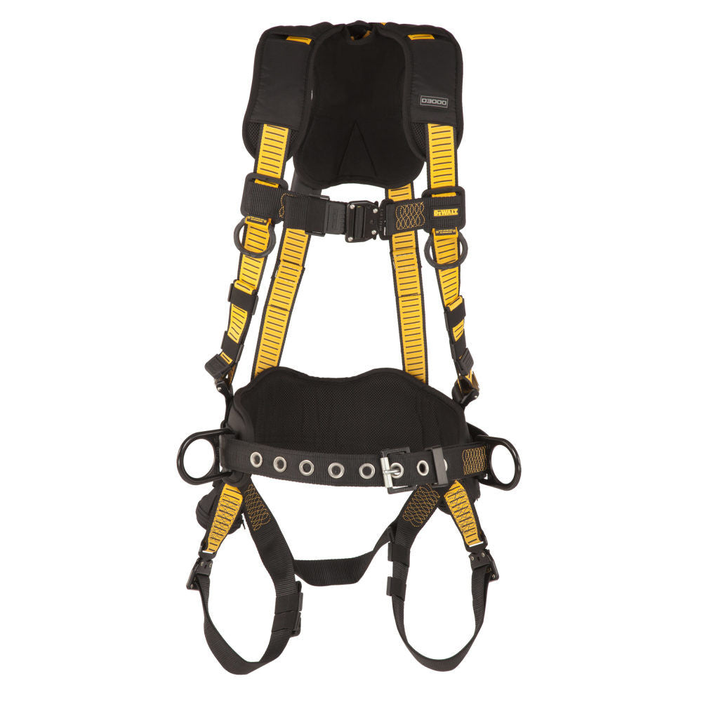 D3000 Series L-XL QC Leg QC Chest Vest Style Harness with Belt DXFP532132(L-XL)