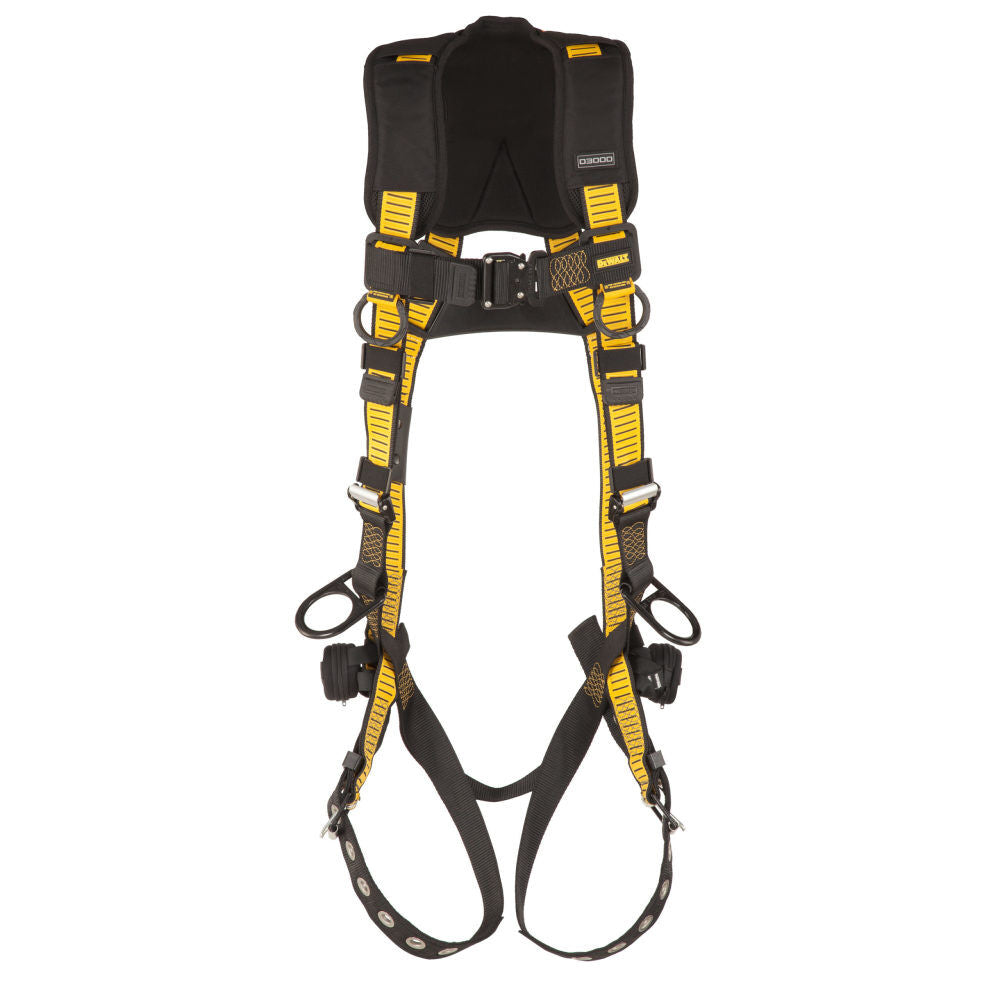 D3000 Series L-XL TB Leg QC Chest Vest Style Full Body Harness DXFP532031(L-XL)