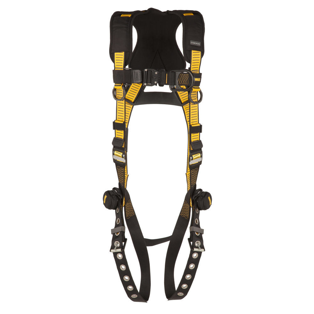 D3000 Series L-XL TB Leg QC Chest Vest Style Full Body Harness DXFP532041(L-XL)