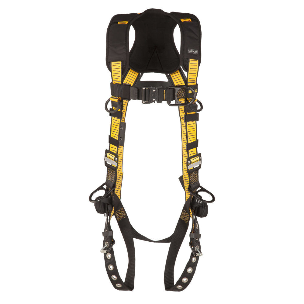 D3000 Series L-XL TB Leg QC Chest Vest Style Full Body Harness DXFP532051(L-XL)