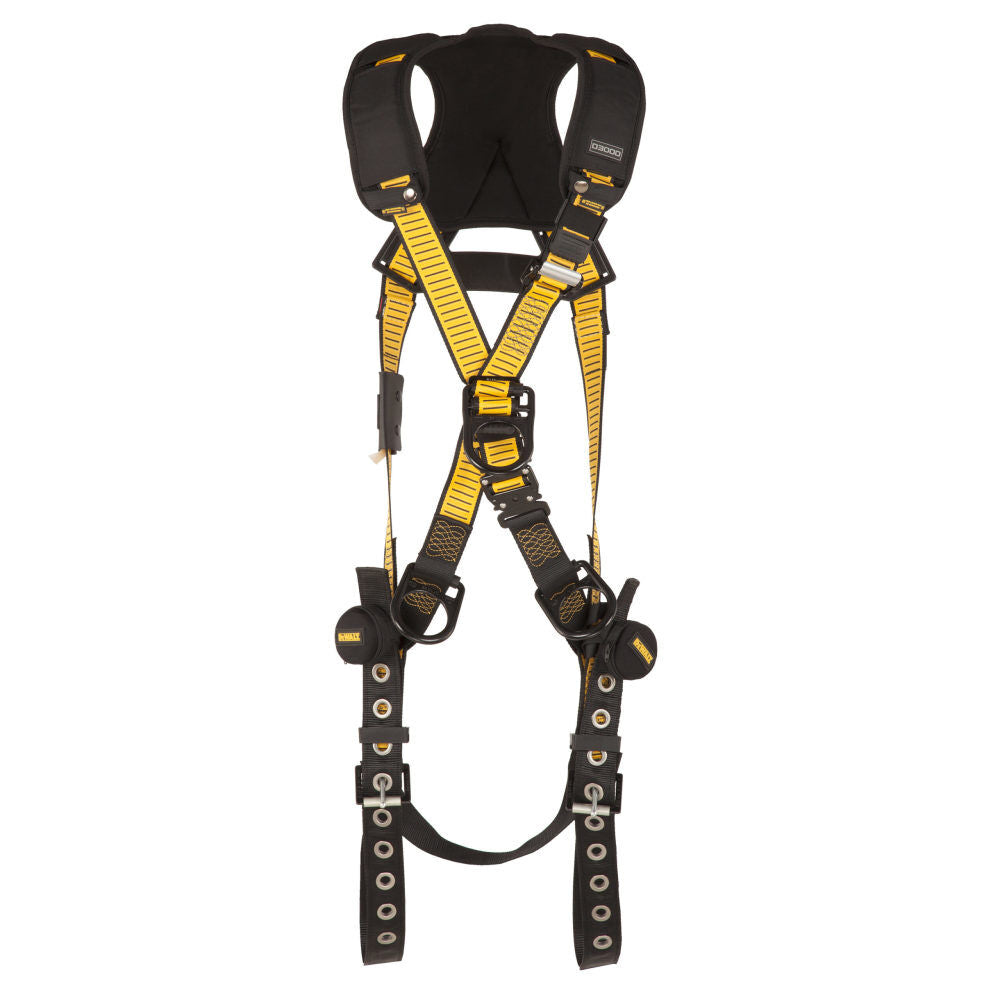 D3000 Series S-M TB Leg QC Chest Crossover Full Body Harness DXFP532023(S-M)