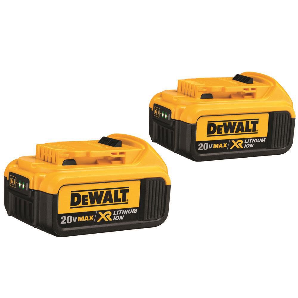 20-V 2-Pack Lithium-ion Battery (4 Ah) DCB204-2