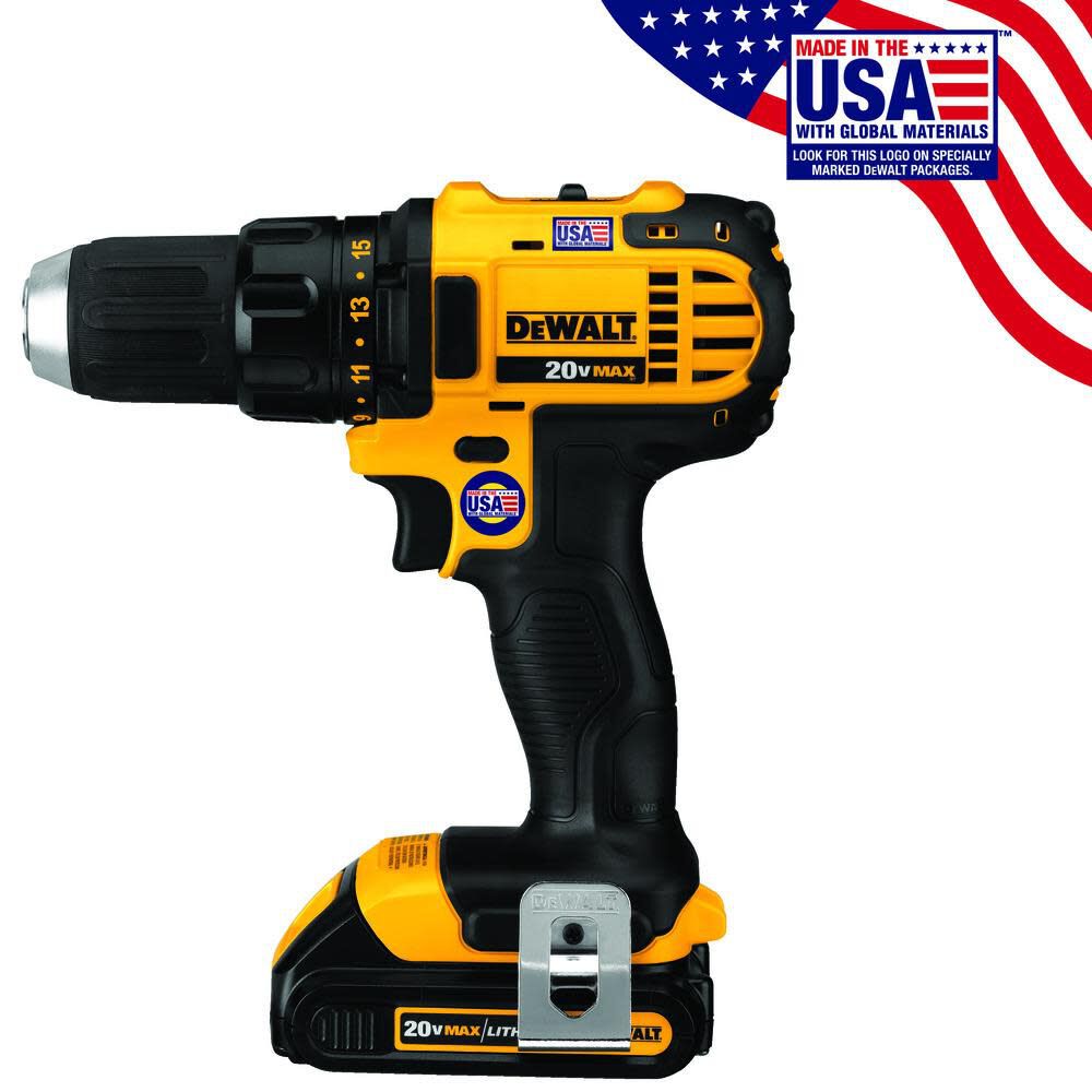 DCD780C2 20V MAX Compact Drill Driver Kit DCD780C2