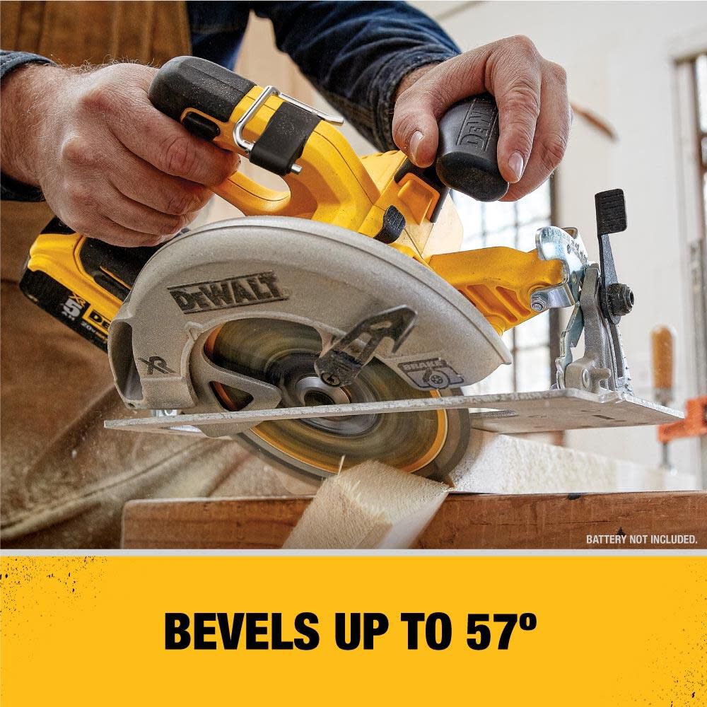 XR 20-volt Max 7-1/4-in Brushless Cordless Circular Saw (Bare Tool) DCS570B