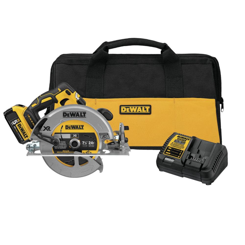 DCS570P1 - 20V MAX 7-1/4 CORDLESS CIRCULAR SAW KIT DCS570P1