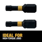 DEWALT 1In Torx T25 Impact Ready 2Pk DWA1TX25IR2