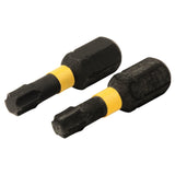 DEWALT 1In Torx T25 Impact Ready 2Pk DWA1TX25IR2