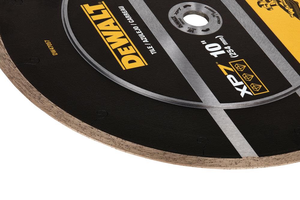 Diamond Blade 10in CONTINUOUS XP7 TILE DW47057