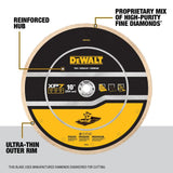 Diamond Blade 10in CONTINUOUS XP7 TILE DW47057