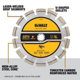 Diamond Blade 9in SEGMENTED XP4 ASPHALT DW47944