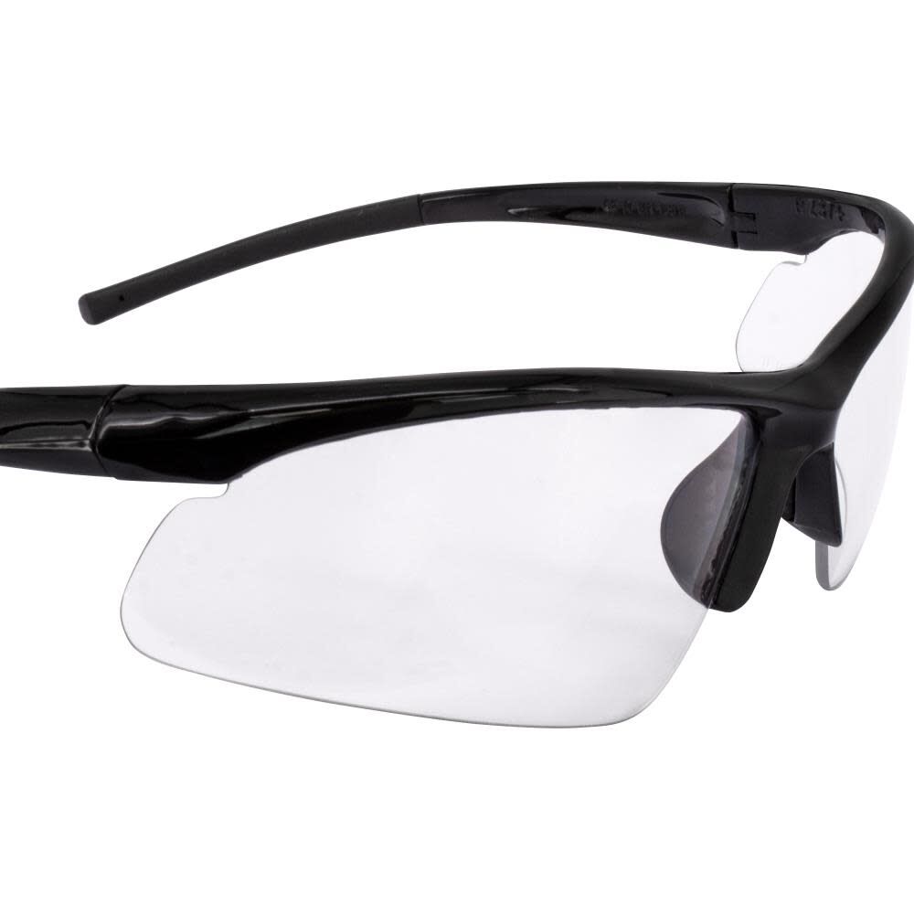 DPG51 Radius Protective Eyewear - Black Frame - Clear Lens DPG51-1