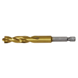 1/2-in x 6-in Titanium Nitride Coated Hss Jobber Length Twist Drill Bit DD5132