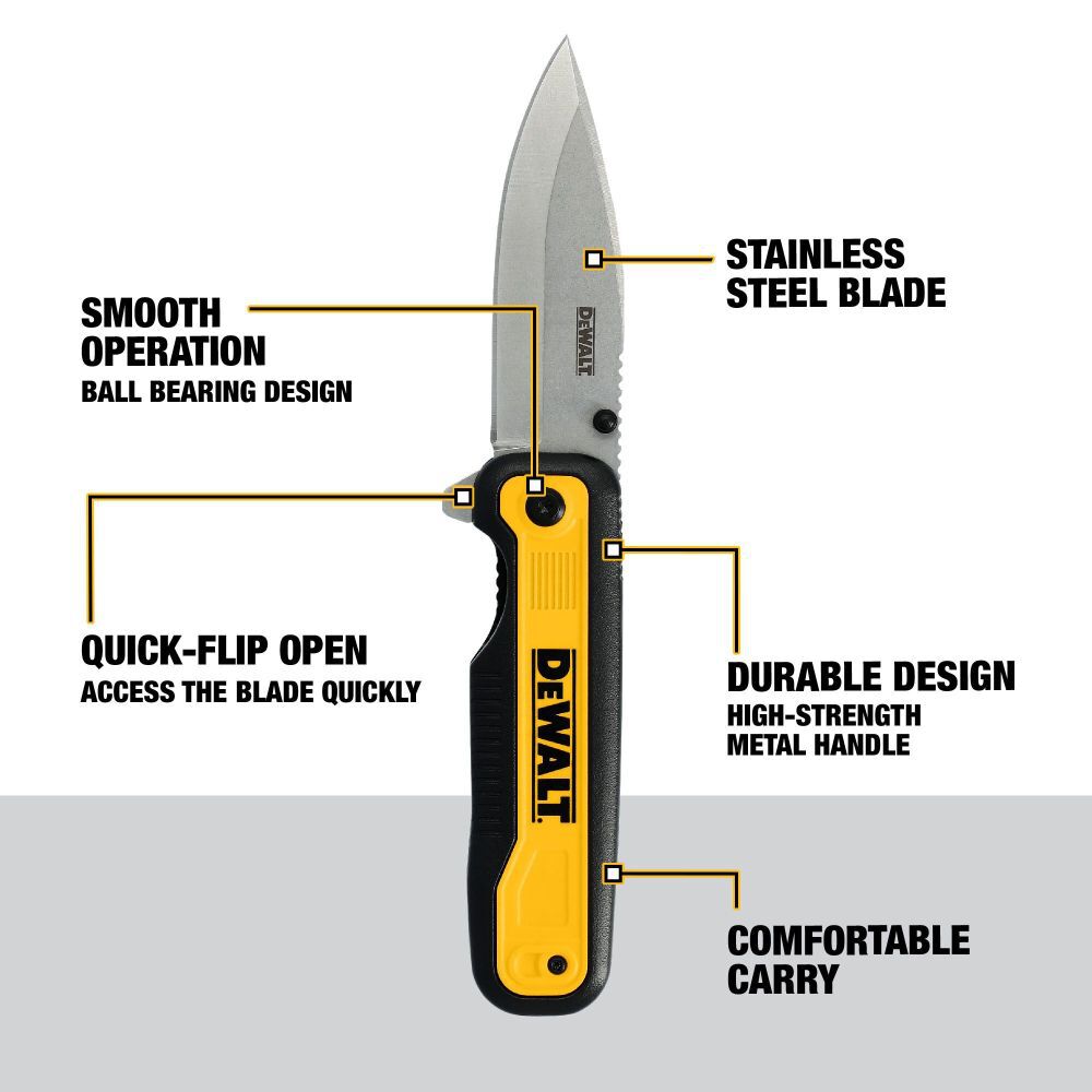 Drop Point Pocket Knife DWHT10993