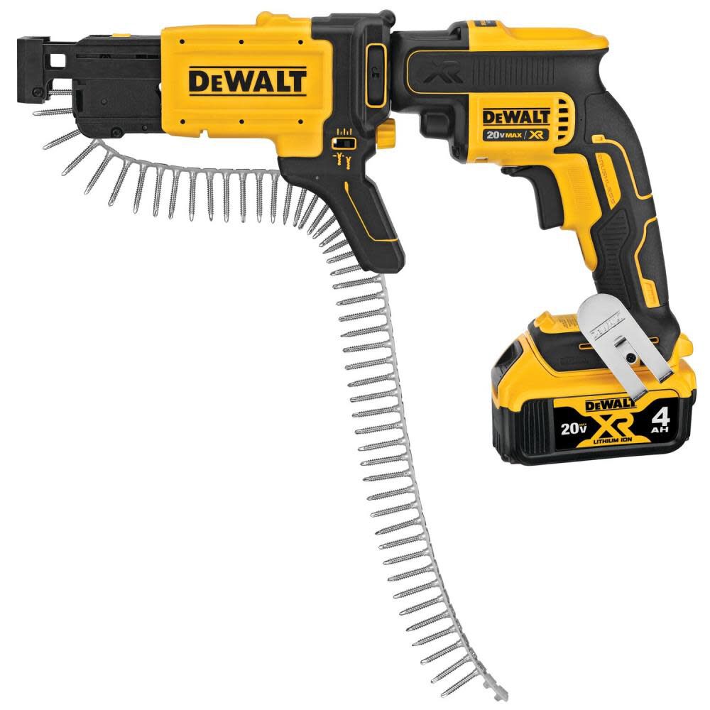 Drywall Screw Gun Kit with Collated Drywall Screwgun Attachment Kit DCF620CM2