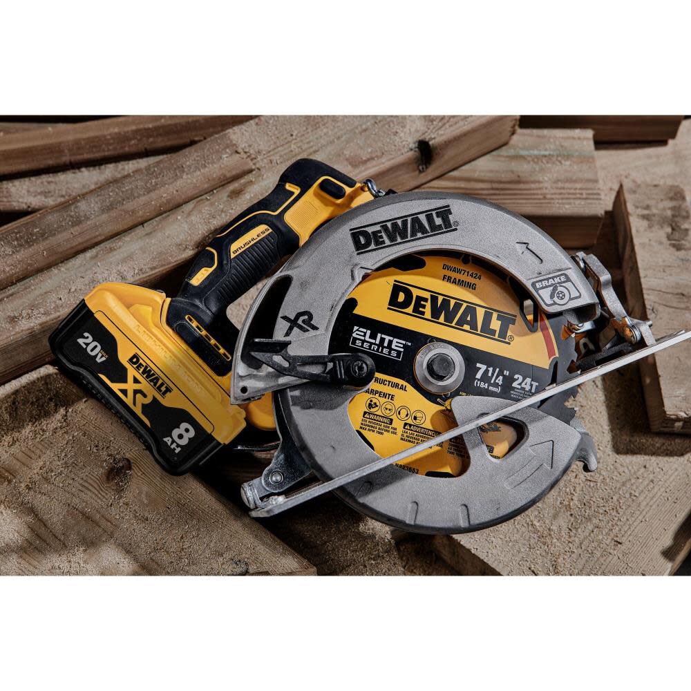 Elite Series Blister Circular Saw Blade 7 1/4in 24T DWAW71424B10