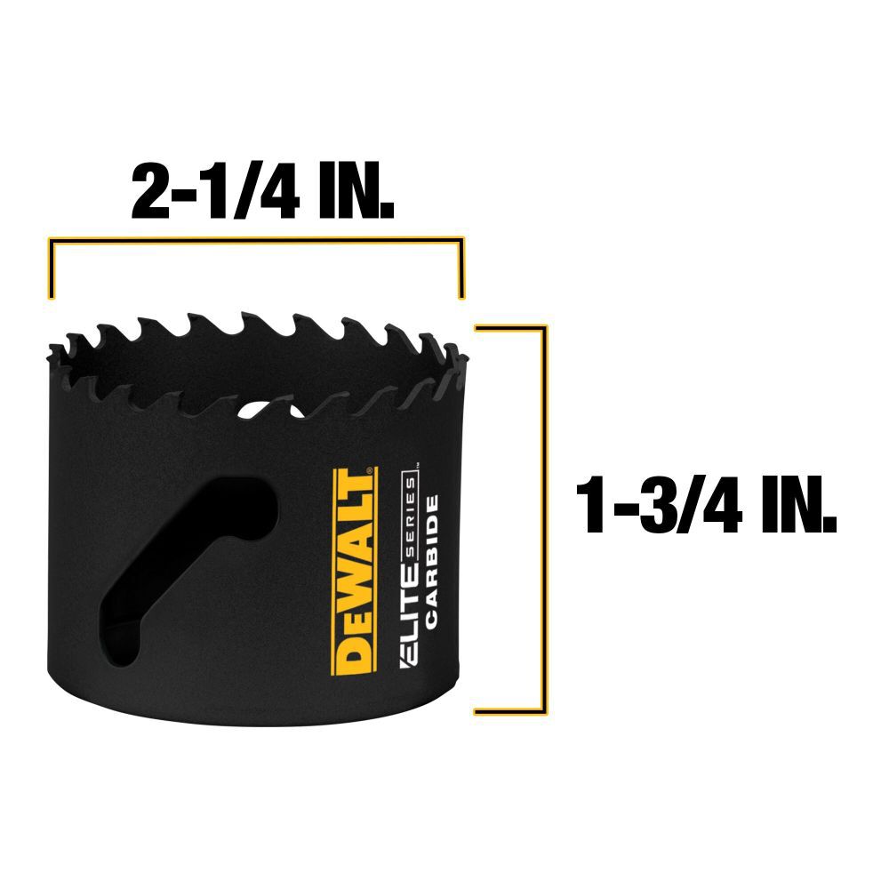 ELITE SERIES Metal Cutting Carbide Hole Saws 2 1/4in DAH3214