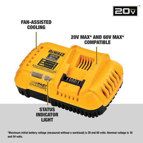 FLEXVOLT 20V MAX Fan Cooled Fast Charger DCB118