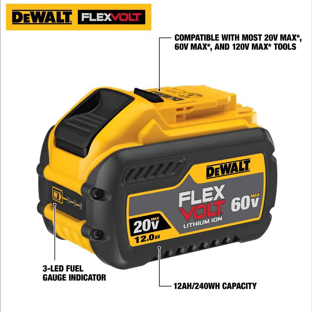 FLEXVOLT 20V/60V MAX 12.0 Ah Battery DCB612