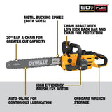 FLEXVOLT 60V MAX 20inch Chainsaw (Bare Tool) DCCS677B