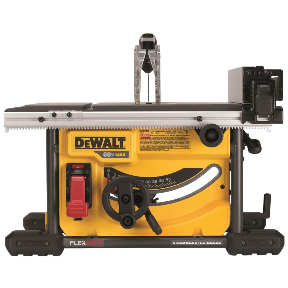 FLEXVOLT 60V MAX 8-1/4 Inch Table Saw & 6.0 Ah Battery Bundle DCS7485B-DCB606