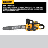 FLEXVOLT 60V MAX Chainsaw Brushless Cordless 20inch 5Ah Kit DCCS677Z1