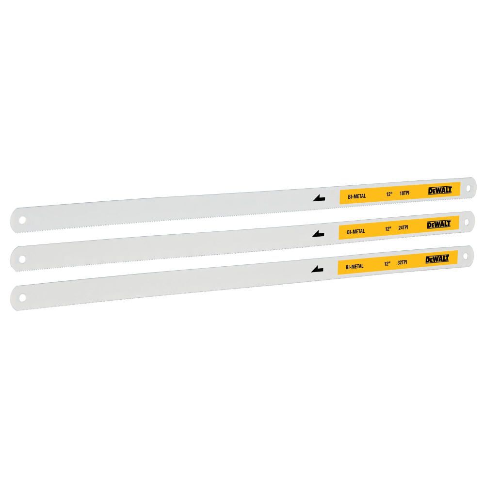 Hacksaw Blade Set 12 in 3 Pack DWHT20558