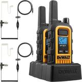 Heavy-Duty 1W Walkie Talkie and Headset Bundle 2pk 1DXFRS300-SV1