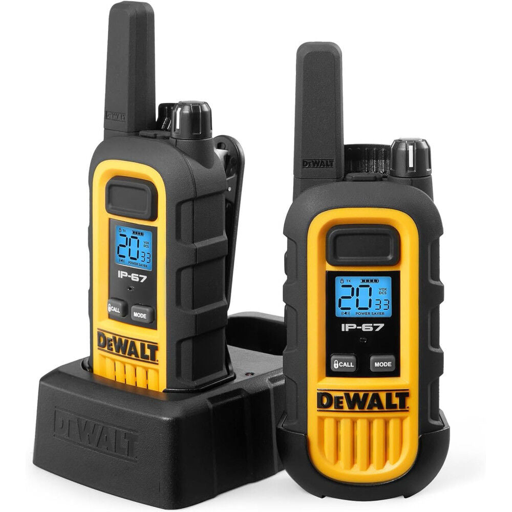 Heavy-Duty 1W Walkie Talkie and Headset Bundle 4pk 2DXFRS300-SV1